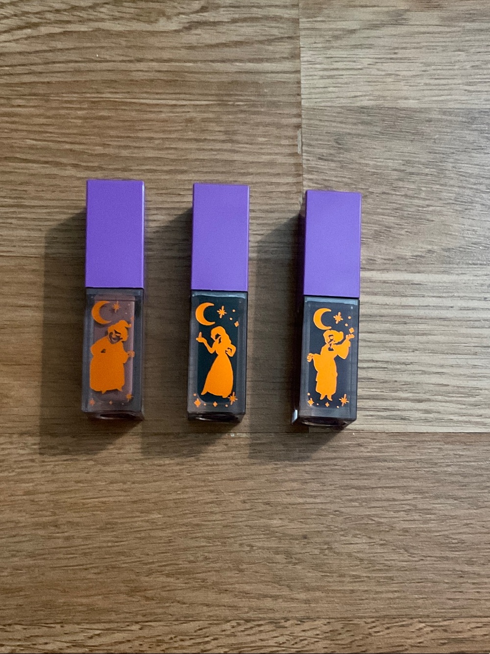 Liquid Lipstick Trio — Vibrant Orange Shade with Purple Cap